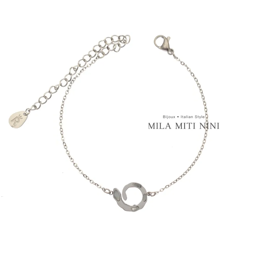 Serpente-Bracciale in Acciaio con Chiusura - BAC-413-1768