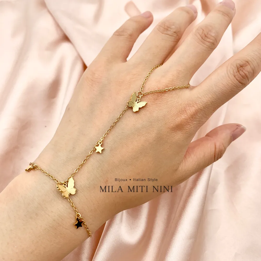 Farfalla-Baciamano in Acciaio - BAC-413-1848