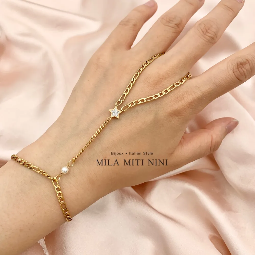 Stella Perla-Baciamano in Acciaio - BAC-413-1880