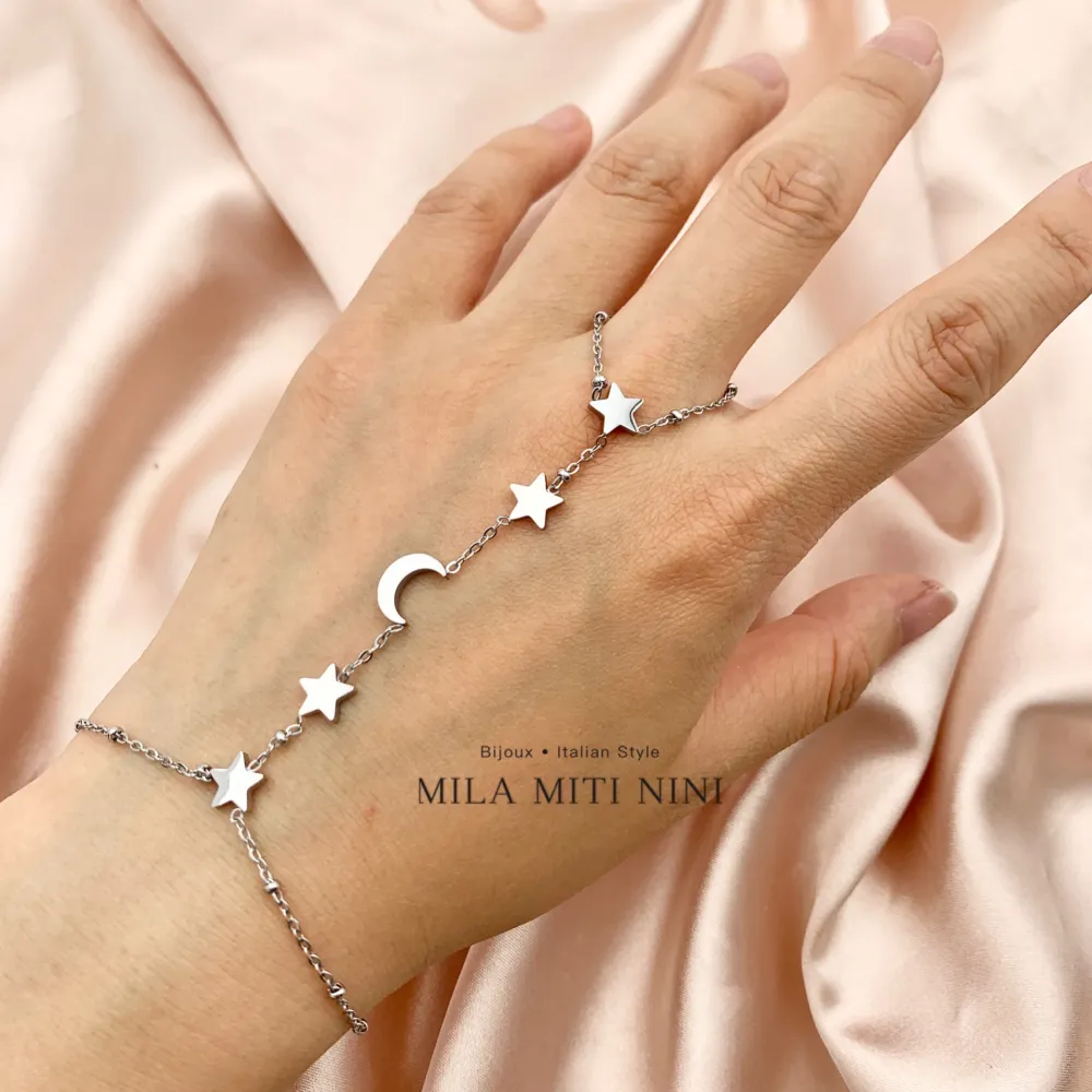 Stella Luna-Baciamano in Acciaio - BAC-413-1946