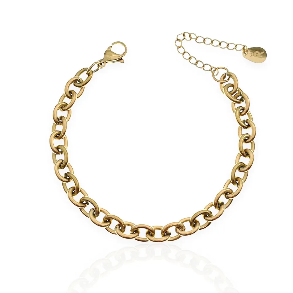 Catena-Bracciale in Acciaio con Chiusura - BAC-413-2715