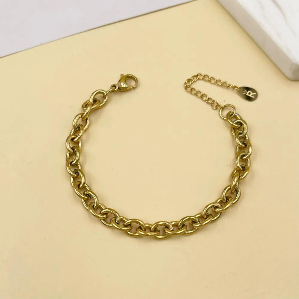 Catena-Bracciale in Acciaio con Chiusura - BAC-413-2715