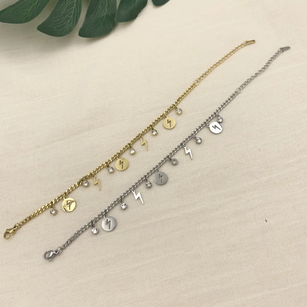 BAC7213-Fulmine- Bracciale in Acciaio - BAC-413-827