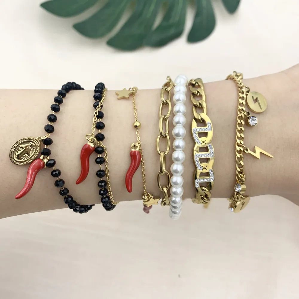 BAC7213-Fulmine- Bracciale in Acciaio - BAC-413-827