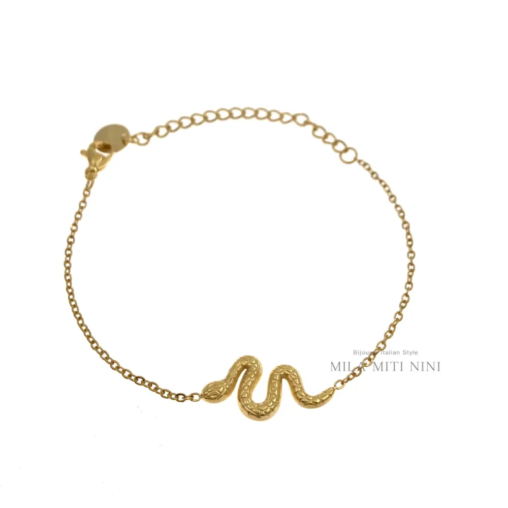 Serpente-Bracciale in Acciaio con Chiusura - BAC450-446