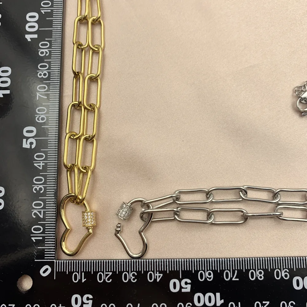 BAC7064-Cuore Zirconia-Bracciale in Acciaio - BAC7064-Cuore Zirconia-Bracciale in Acciaio