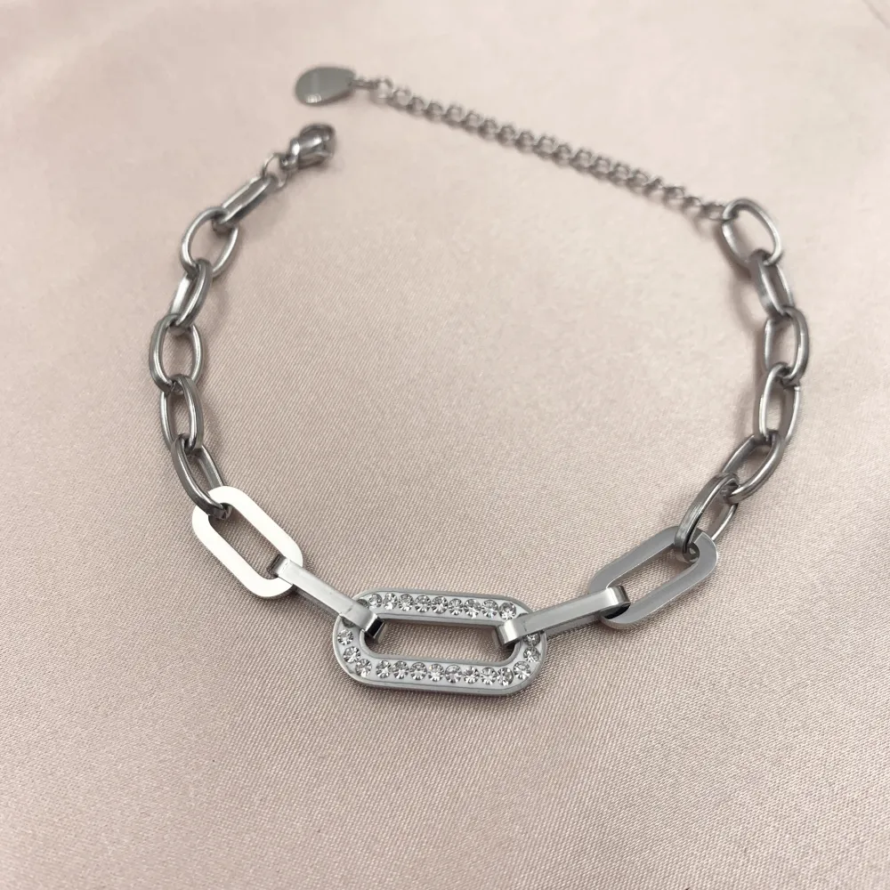 BAC7072-Ovale- Bracciale in Acciaio - BAC7072-Ovale- Bracciale in Acciaio