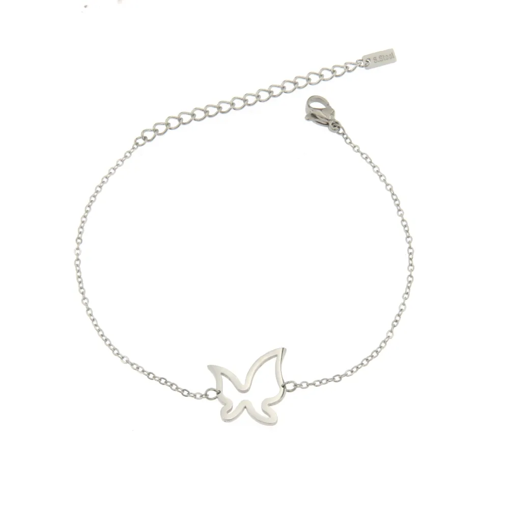 BAC7210-Farfalla - Bracciale in Acciaio - BAC7210-Farfalla - Bracciale in Acciaio
