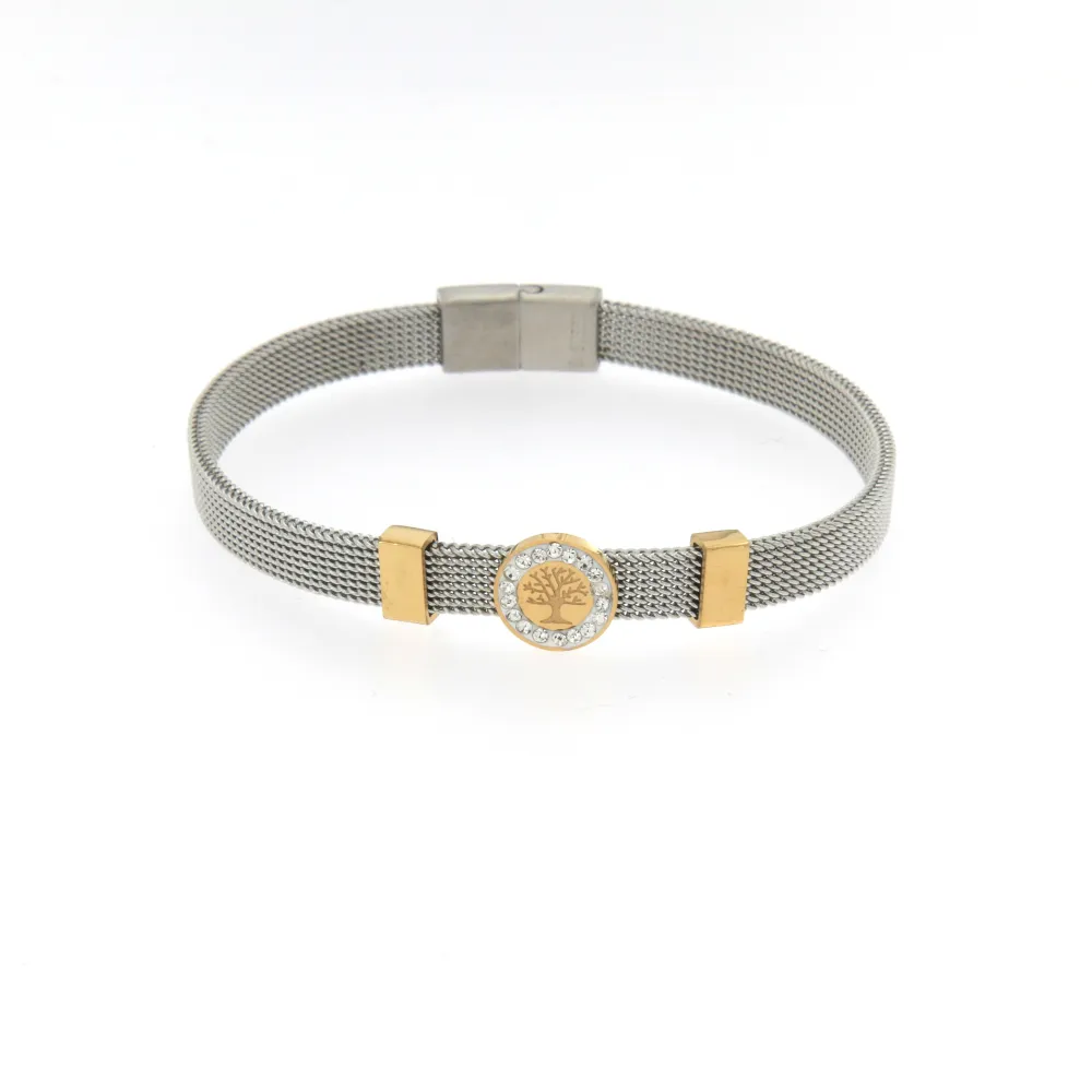 BAC-Adv 5516 - Bracciali con Chiusura in Acciaio - BAC-Adv 5516 - Bracciali con Chiusura in Acciaio