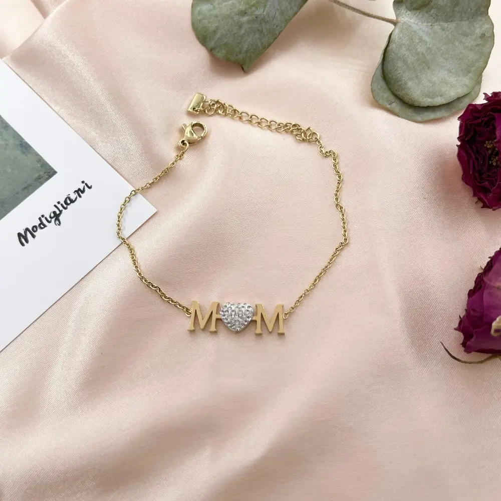 BAC-Mom 5376 - Bracciale in Acciaio con Chiusura - BAC-Mom 5376 - Bracciale in Acciaio con Chiusura