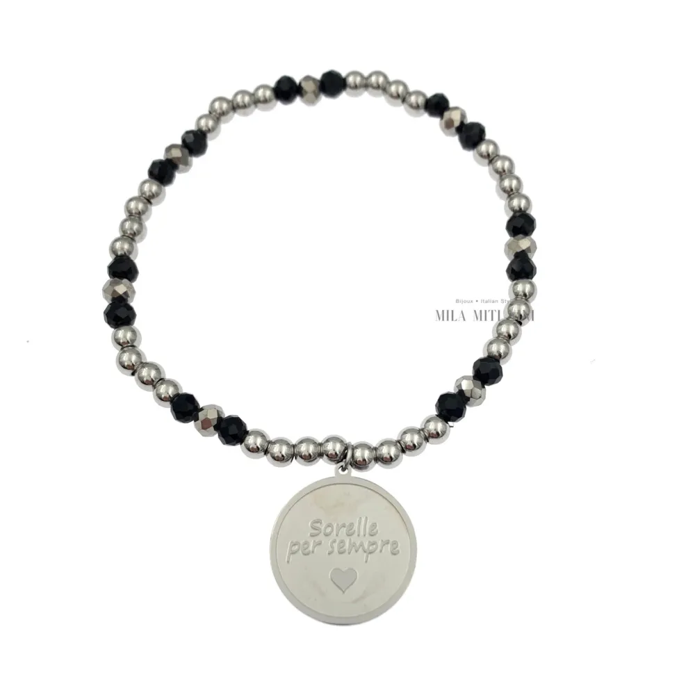 BAE7745-Sorelle Per Sempre-Bracciale Elastico - BAE7745-Sorelle Per Sempre-Bracciale Elastico