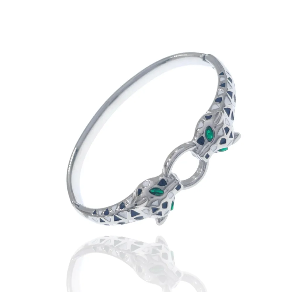 Pantera--Bracciale Rigido in Acciaio - BAR-413-121