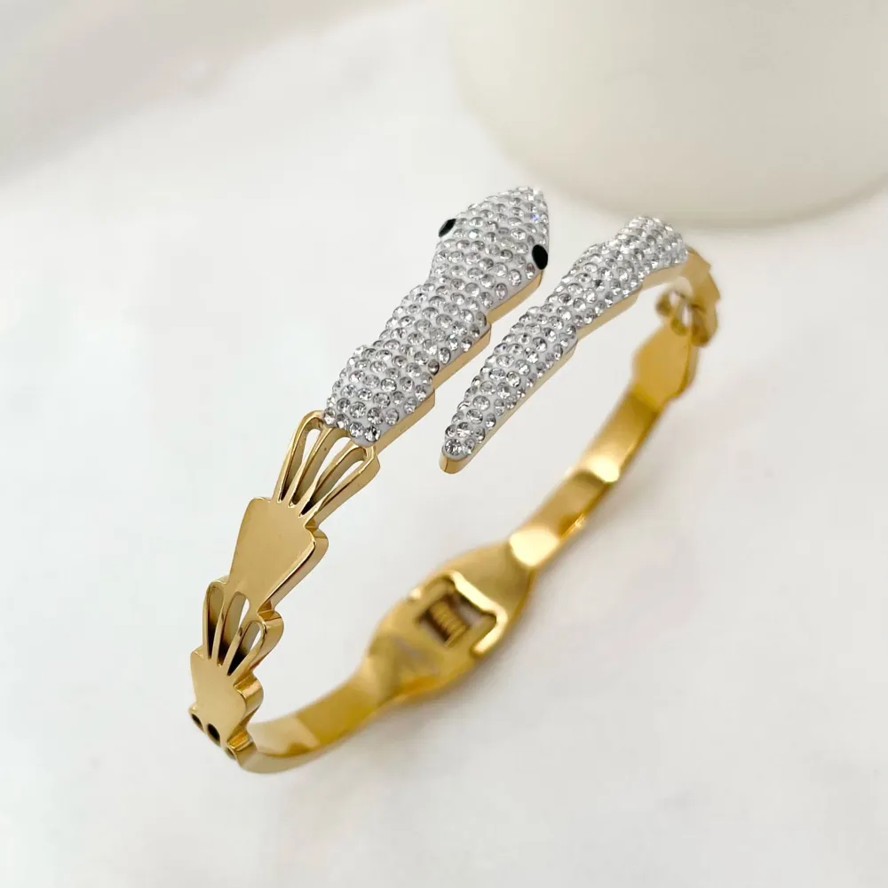 Serpente-Bracciale Rigido in Acciaio - BAR-413-327-1201