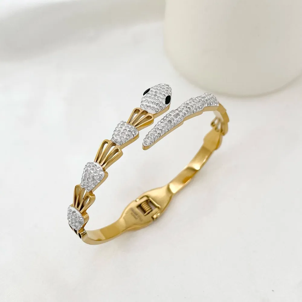 Serpente-Bracciale Rigido in Acciaio - BAR-413-S1355