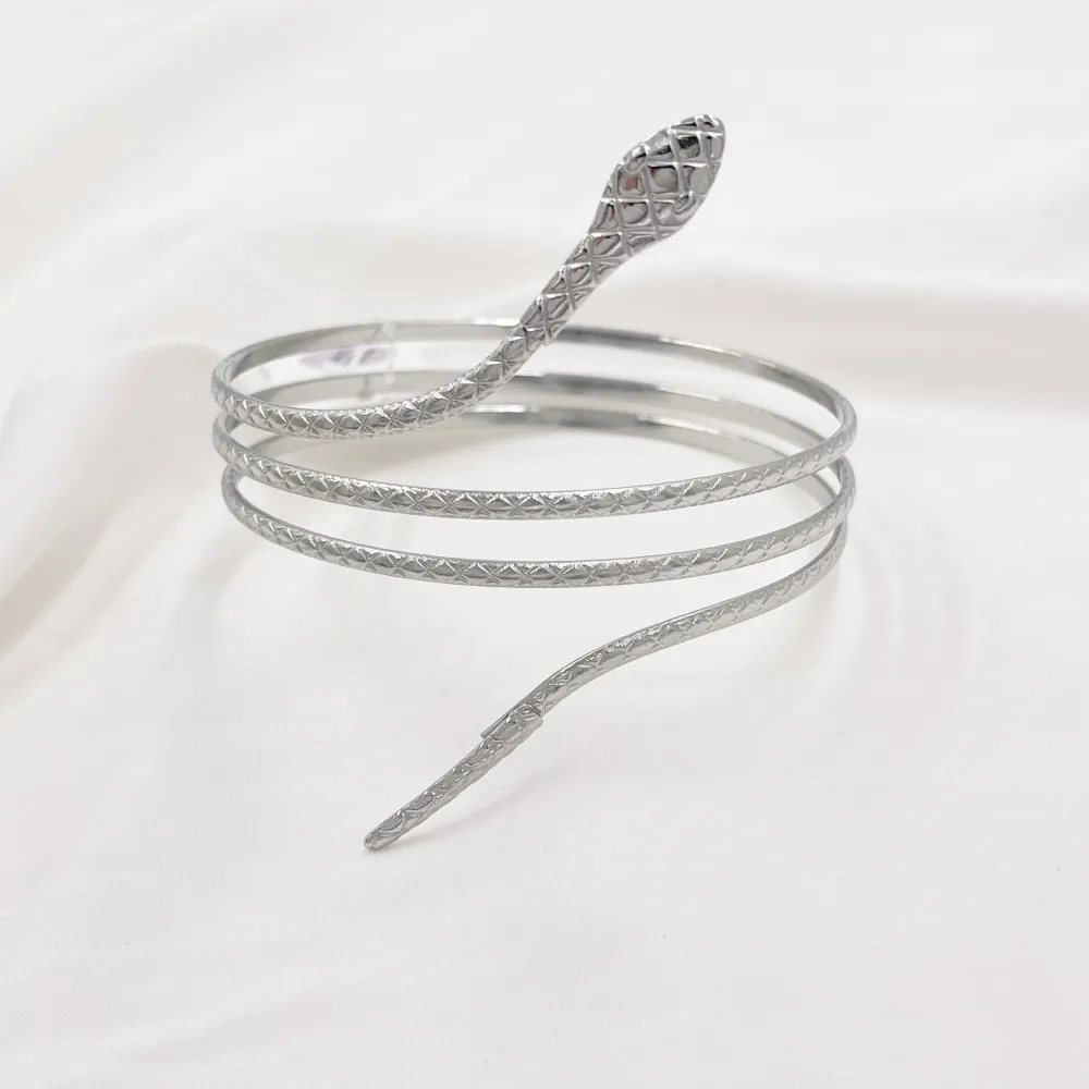 Serpente-Bracciale da Braccio in Acciaio - BAR-759–75