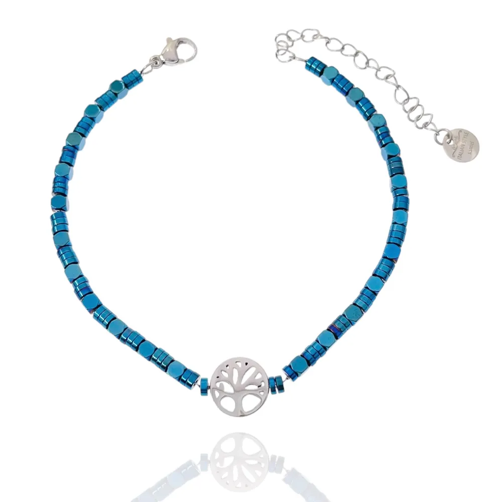 Albero della Vita-Bracciale in Acciaio da Uomo - BAU-103-AA2516B 4mm