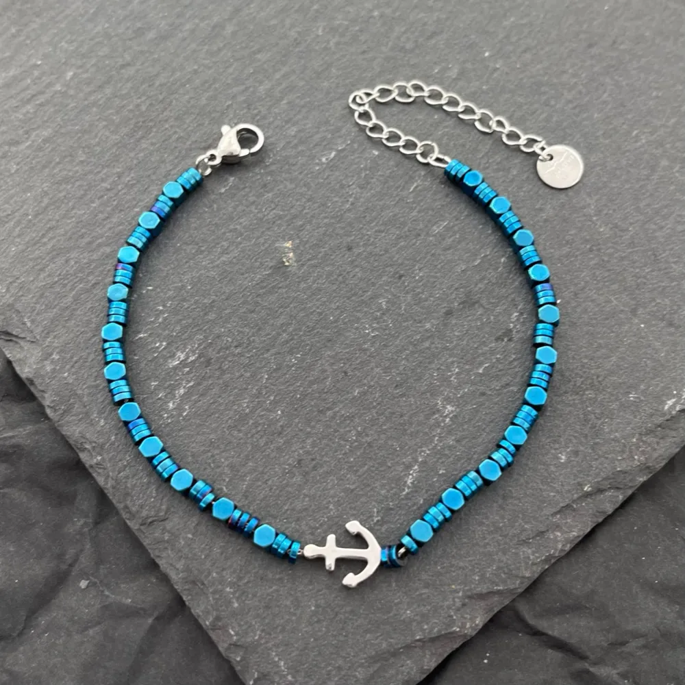 Ancora 4mm-Bracciale in Acciaio da Uomo - BAU-103-AA2518B 4mm