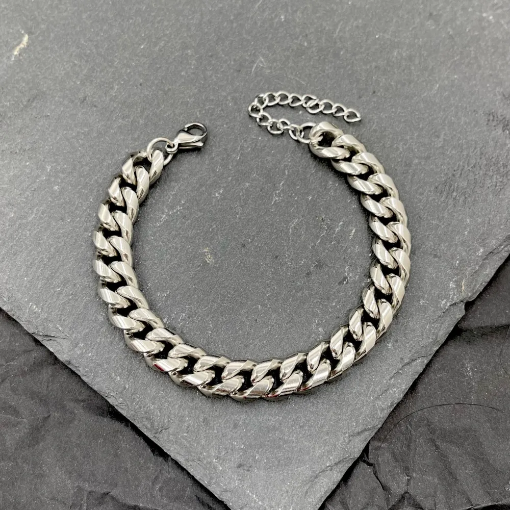 Catena 10mm 1.4NK3.1-Bracciale Unisex in Acciaio - BAU-208-234 10mm