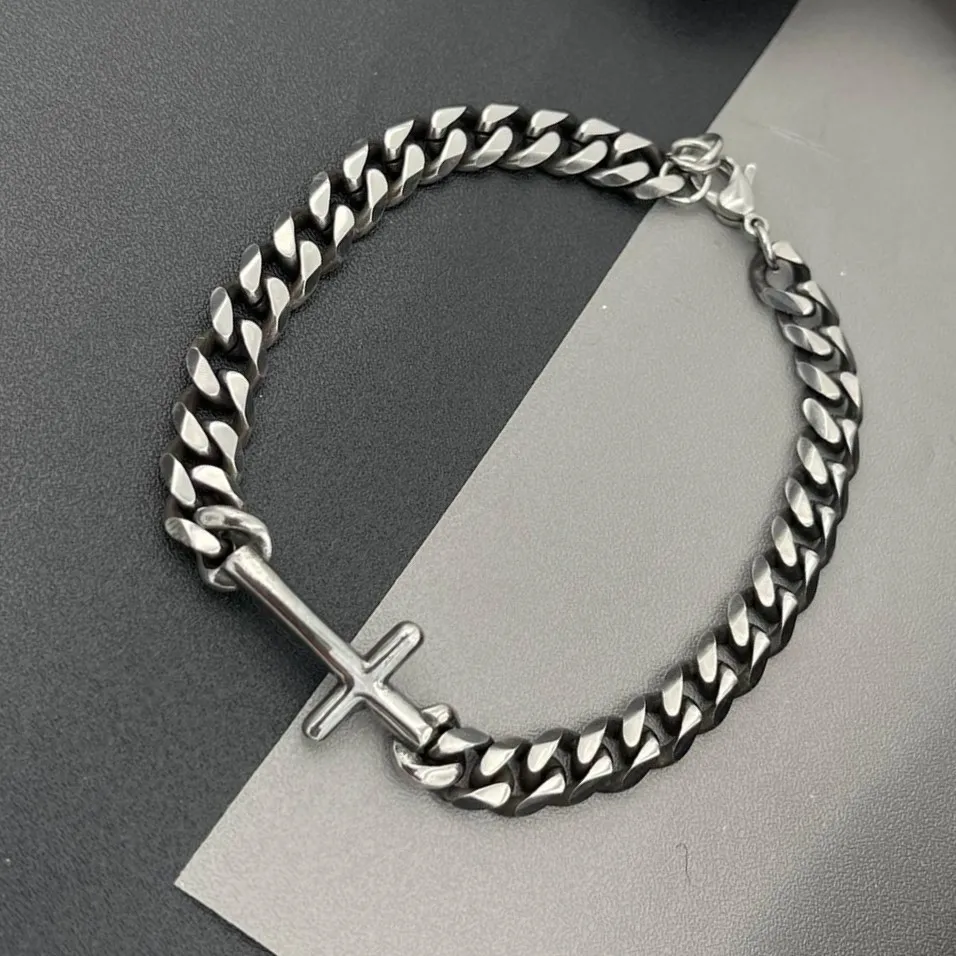 Pietrine-Bracciale in Acciaio da Uomo - BAU-600-B112