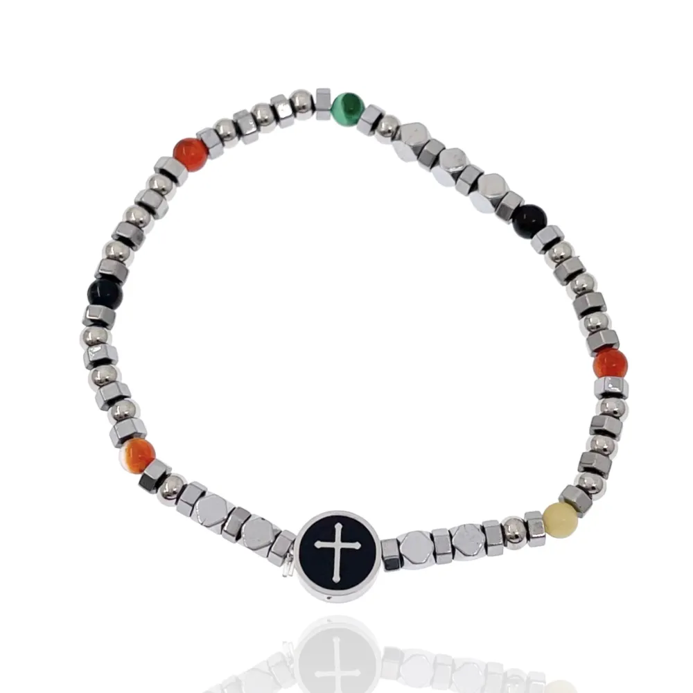 Croce-Bracciale Elastico in Acciaio - BAU-600-H241