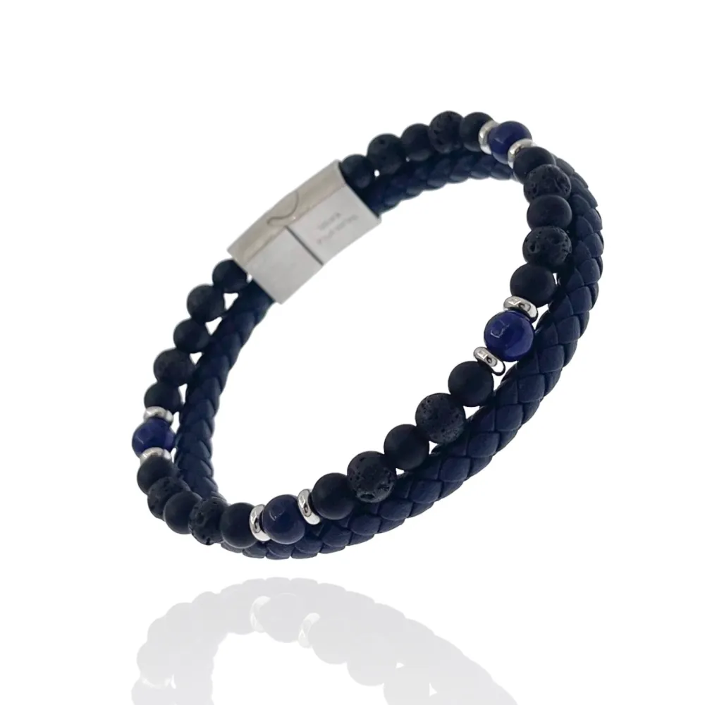 Multifili -Bracciale in Acciaio da Uomo - BAU-600-H257