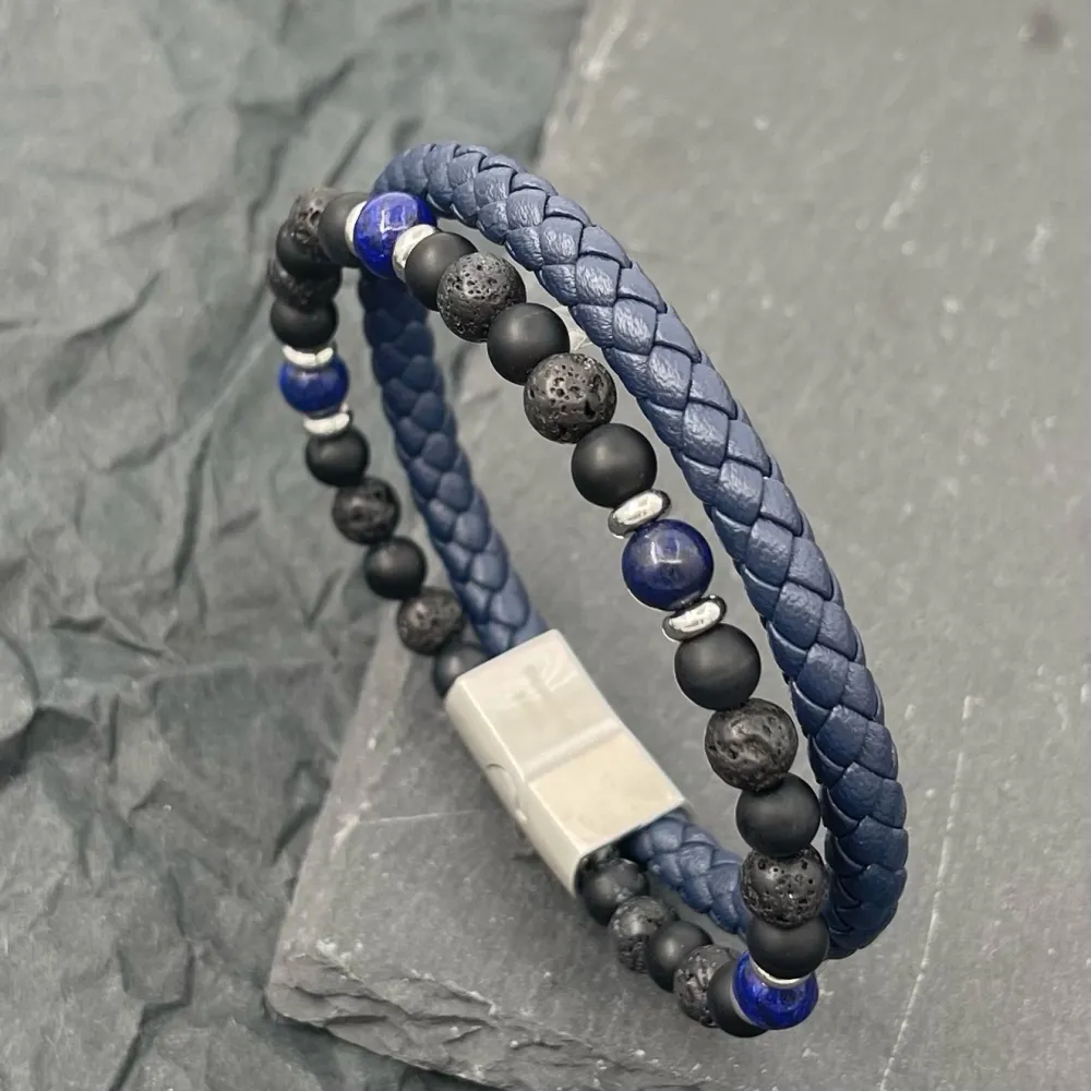 Multifili -Bracciale in Acciaio da Uomo - BAU-600-H257