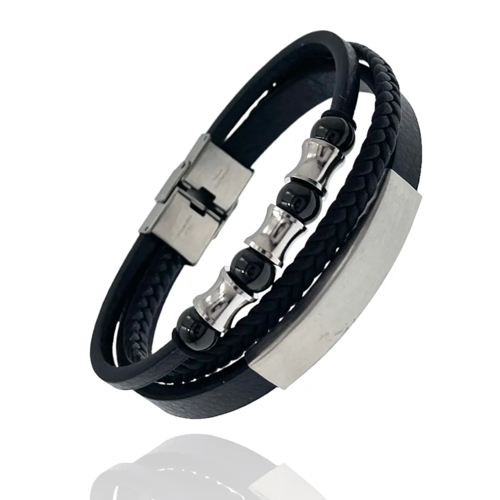 Multifili-Bracciale Uomo in Acciaio - BAU-720-07