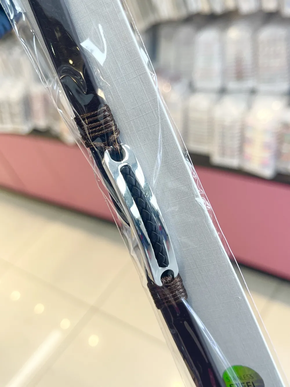 Semplice-Bracciale da Uomo in Acciaio - BAU-720-28