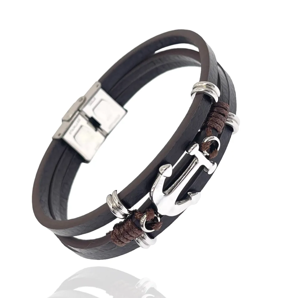 Ancora- Bracciale da Uomo in Acciaio - BAU-720-29
