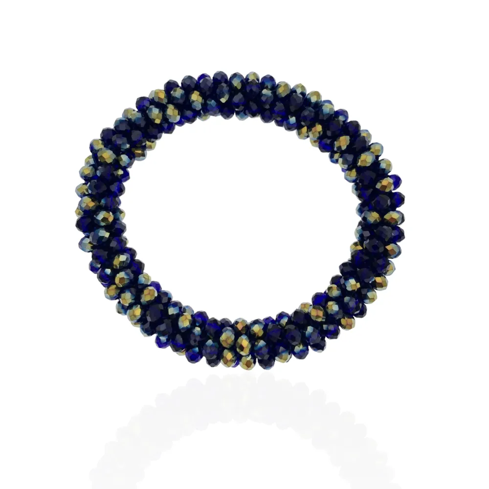 Tonalità Mix-Bracciale Elastico con Cristalli - BEC-1412 Tonalità Mix