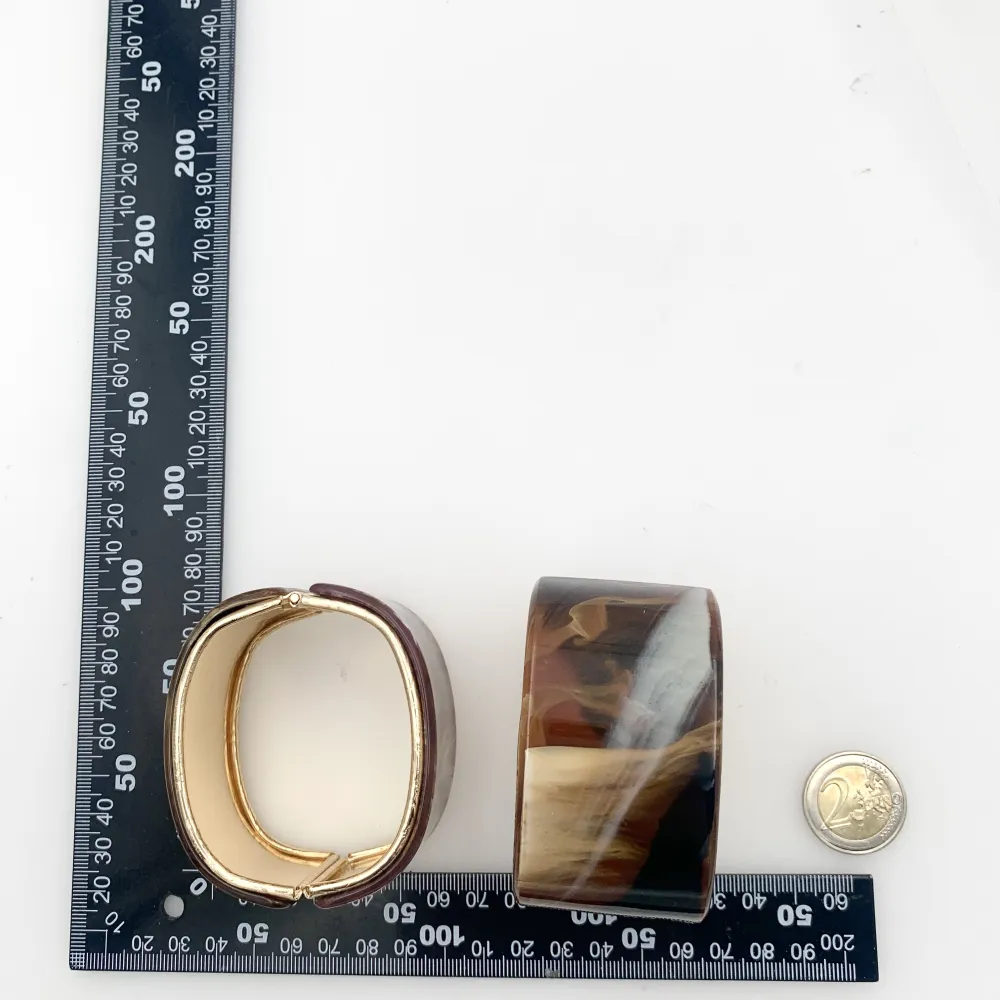 Fantasia-Bracciale Rigido Moda in Resina - BMM-1508