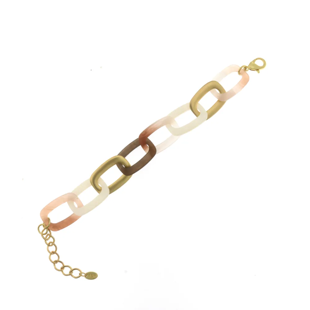 BMR7205-Catena Opaca- Bracciale in Resina - BMM-YSL1637