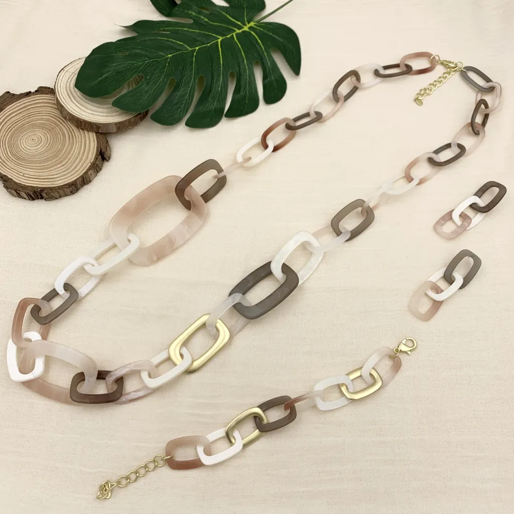 BMR7205-Catena Opaca- Bracciale in Resina - BMM-YSL1637