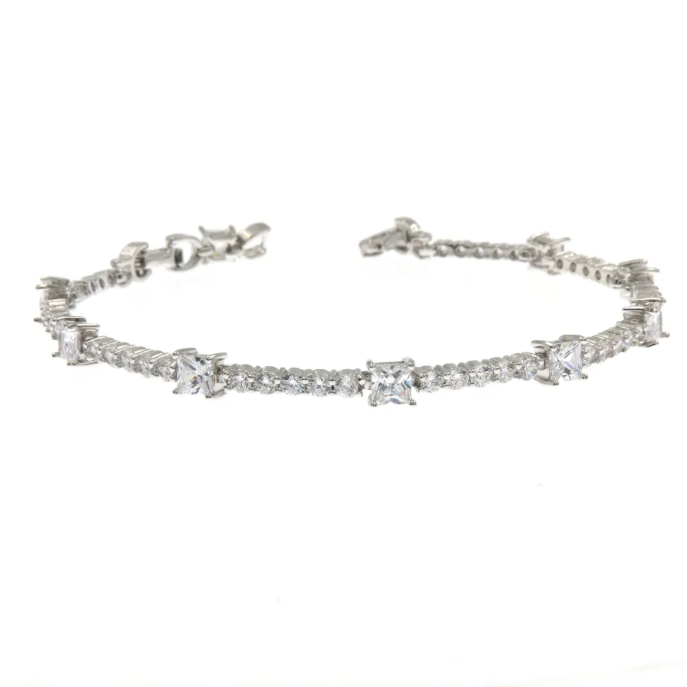 BMZ6561- Tennis Quadrato-Bracciale con Zirconia Xuping - BMZ6561- Tennis Quadrato-Bracciale con Zirconia Xuping