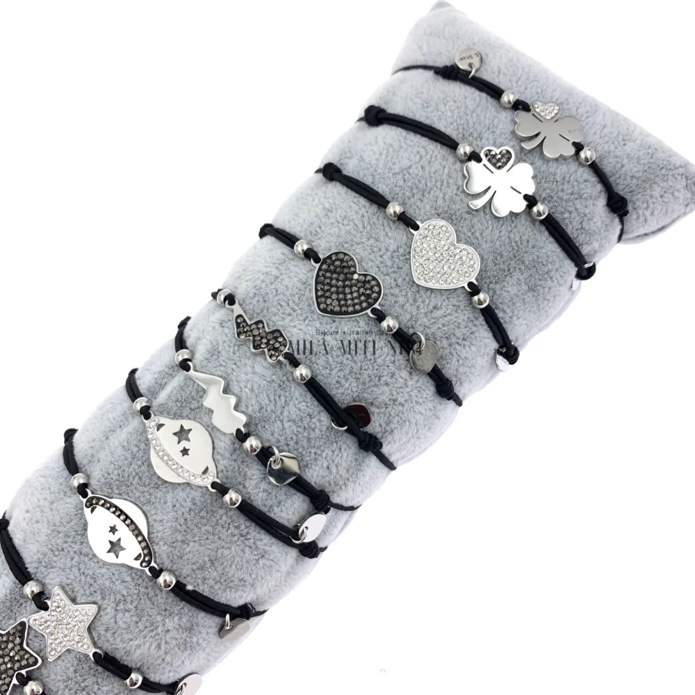 BPA104-137-Mix Soggetti-12 Pz Bracciali Elastici - BPA104-137
