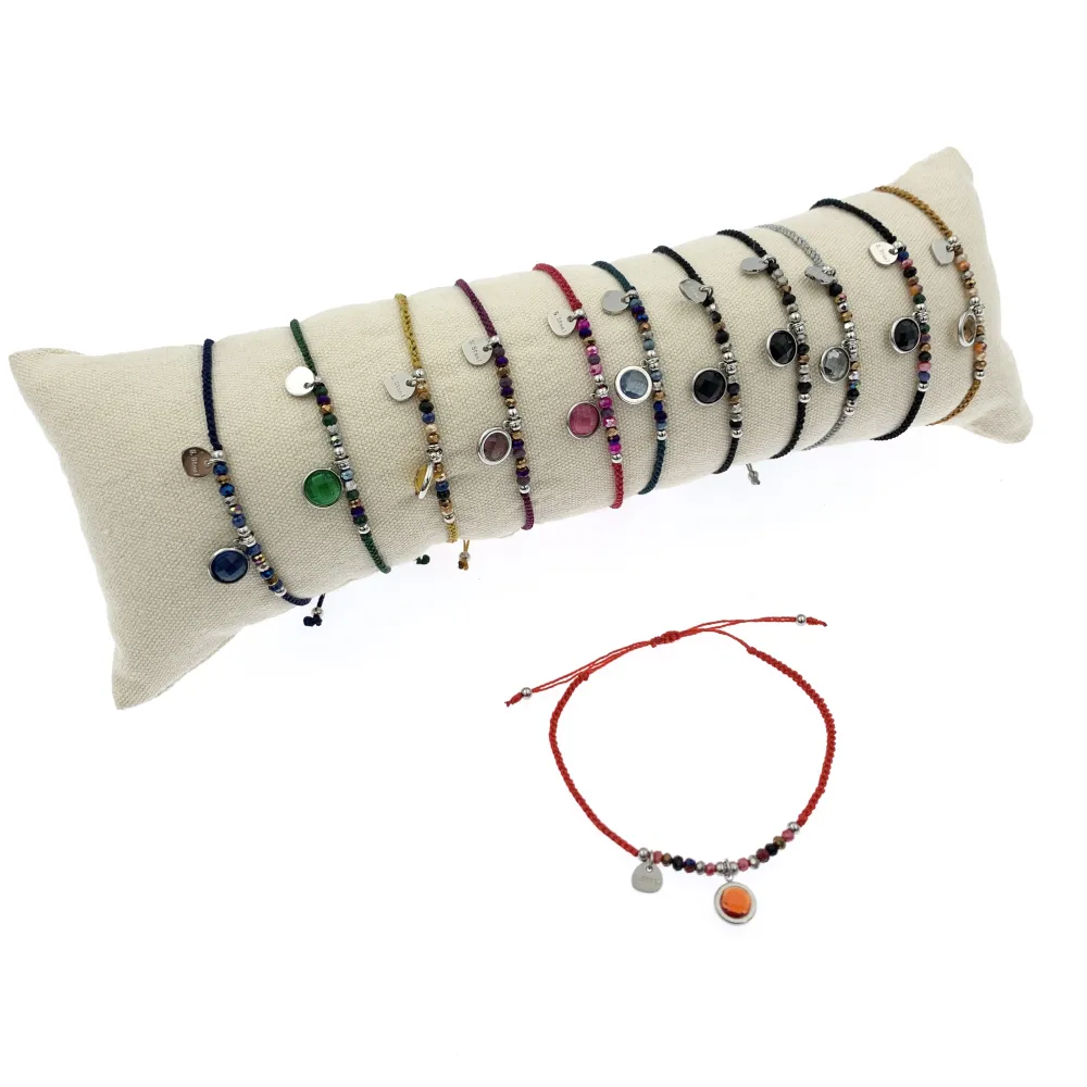 12Pz Bracciali in Acciaio Regolabili + Cuscino in Omaggio - BPA104-639