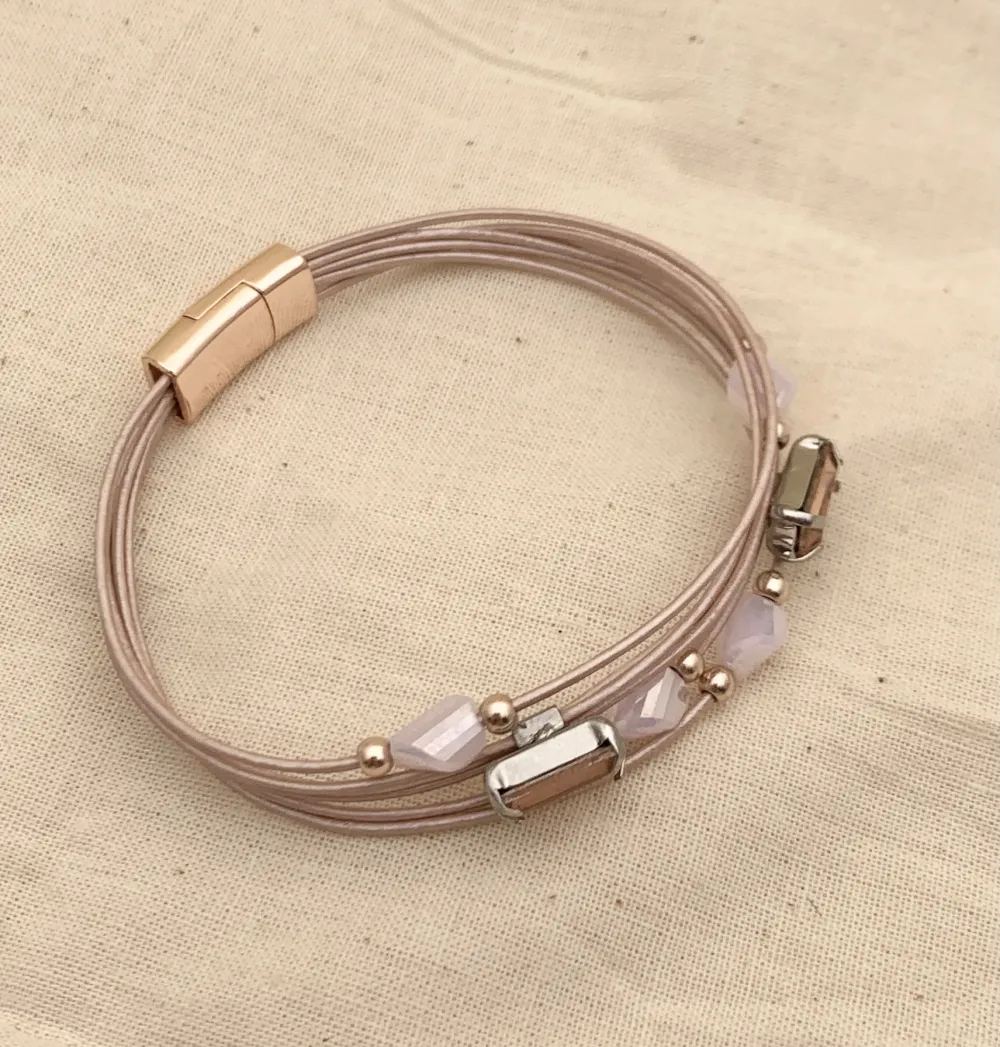 BPM176-233-Multifili con Charmes- 12 Pz Bracciali - BPM176-233-Multifili con Charmes- 12 Pz Bracciali