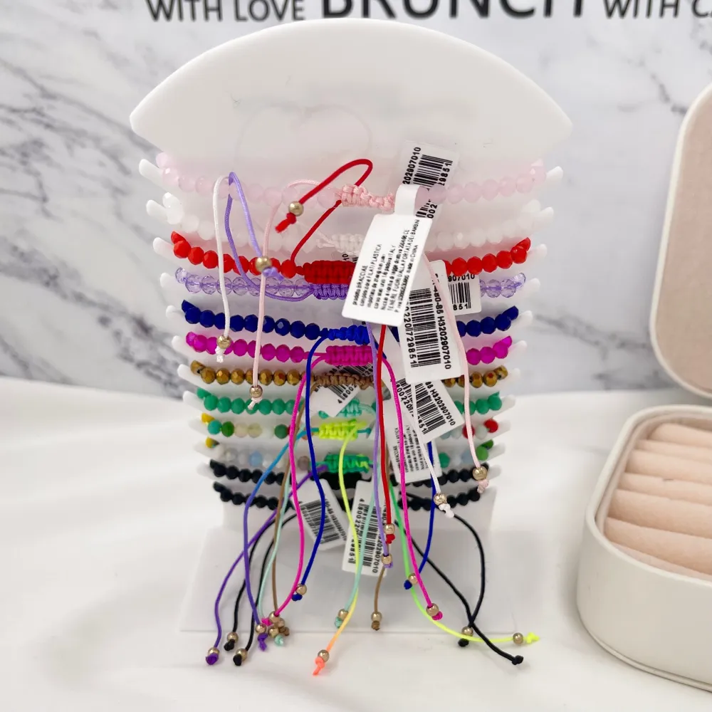 Pallina e Perline-12pz Bracciali Regolabili - BPM-480-88