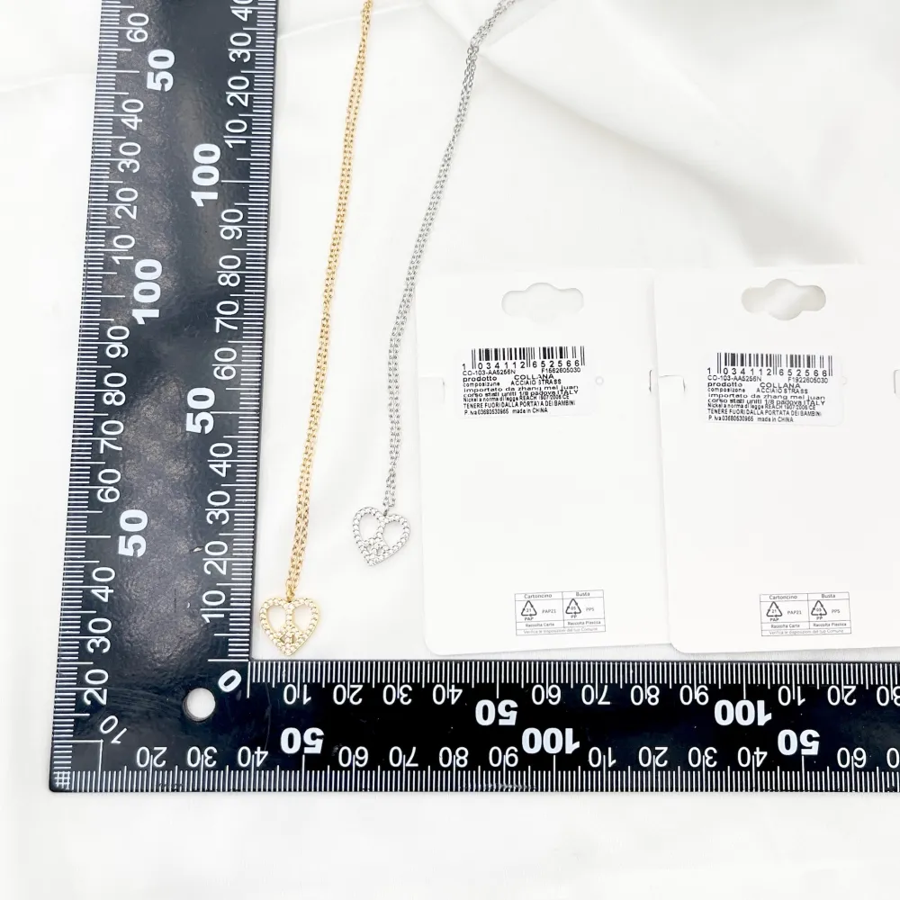 Cuore Pace-Collana Girocollo in Acciaio - CAC-103-5256N