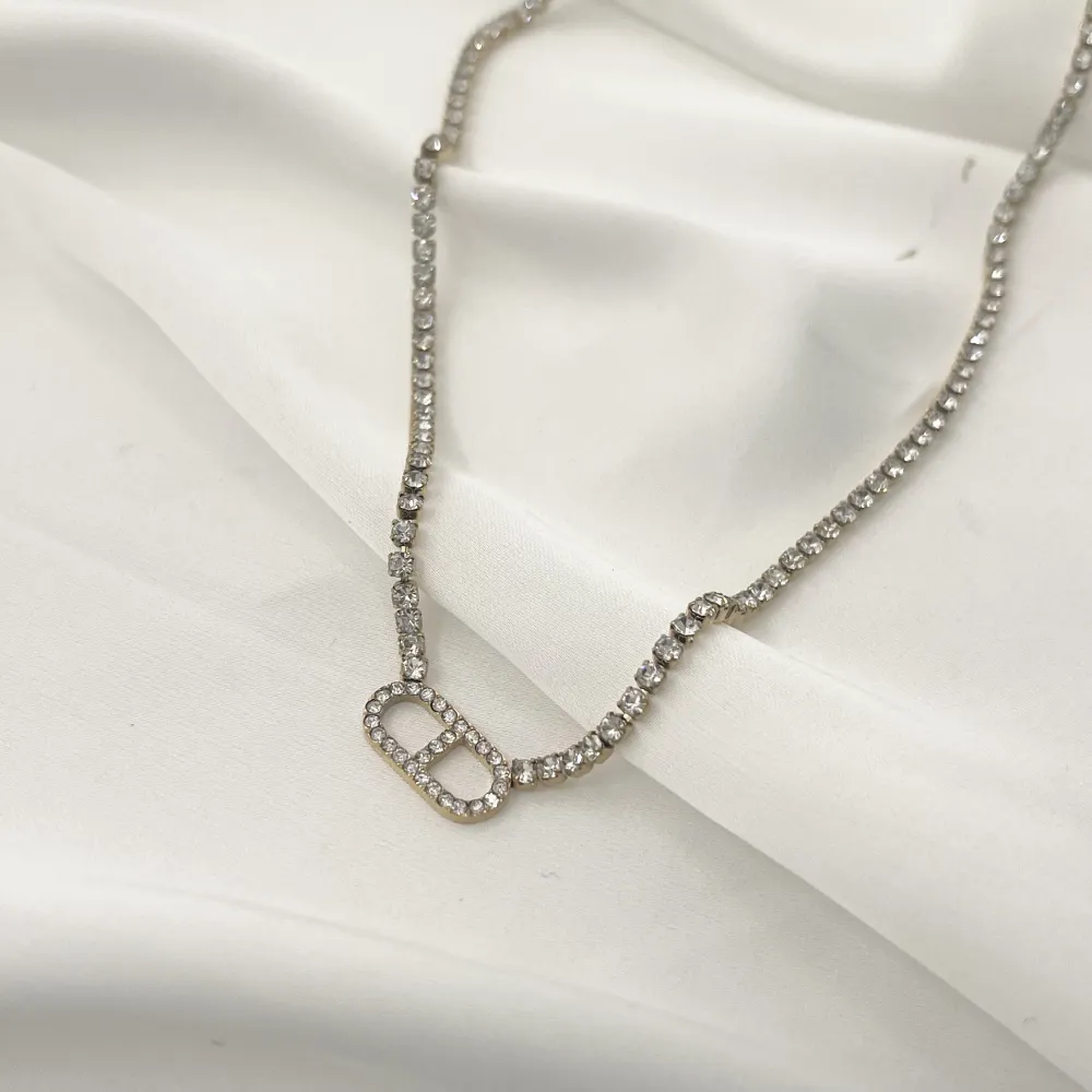 Ovale -Collana Corta in Acciaio - CAC-103-AA1545N