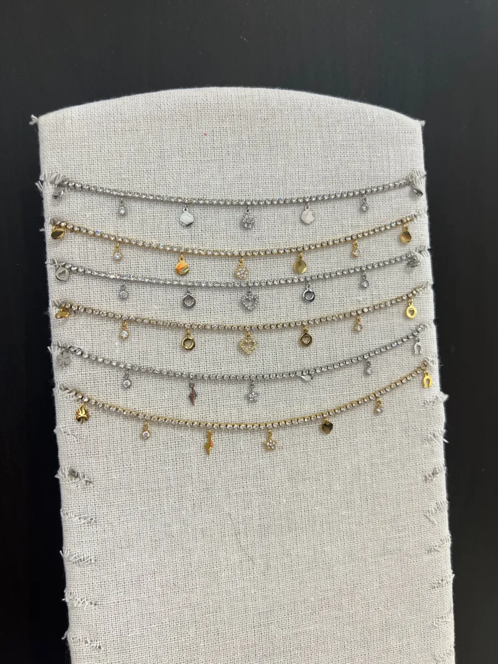 Tennis con Goccia-Collana Corta in Acciaio - CAC-103-AA2526N Goccia