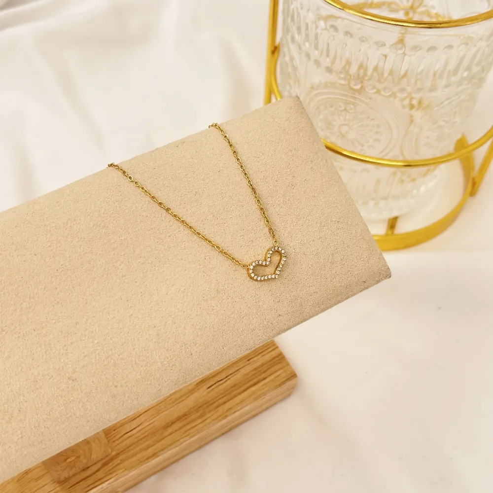 Cuore-Collana Corta in Acciaio - CAC-103-AA2838N