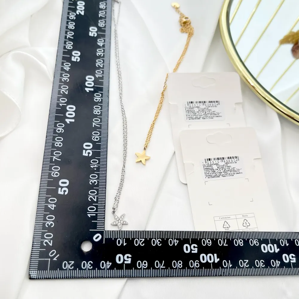 Stella Marina-Collana Girocollo in Acciaio - CAC-103-AA3490N