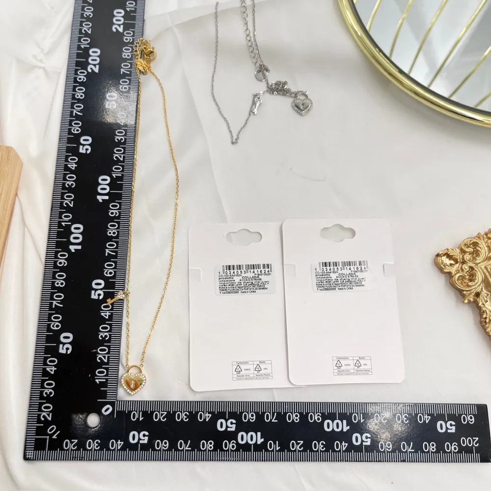 Cuore Chiave -Collana Corta in Acciaio - CAC-103-AA4162N