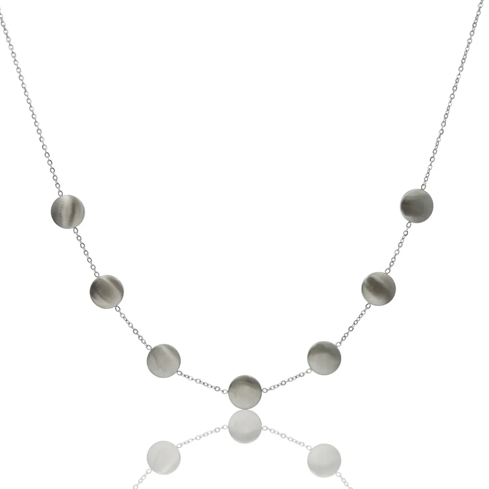 Tondo-Collana Corta in Acciaio - CAC-103-AA4289N