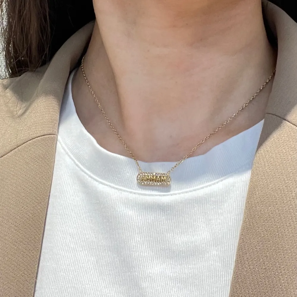 Mamma-Collana Girocollo in Acciaio - CAC-103-AA4360N