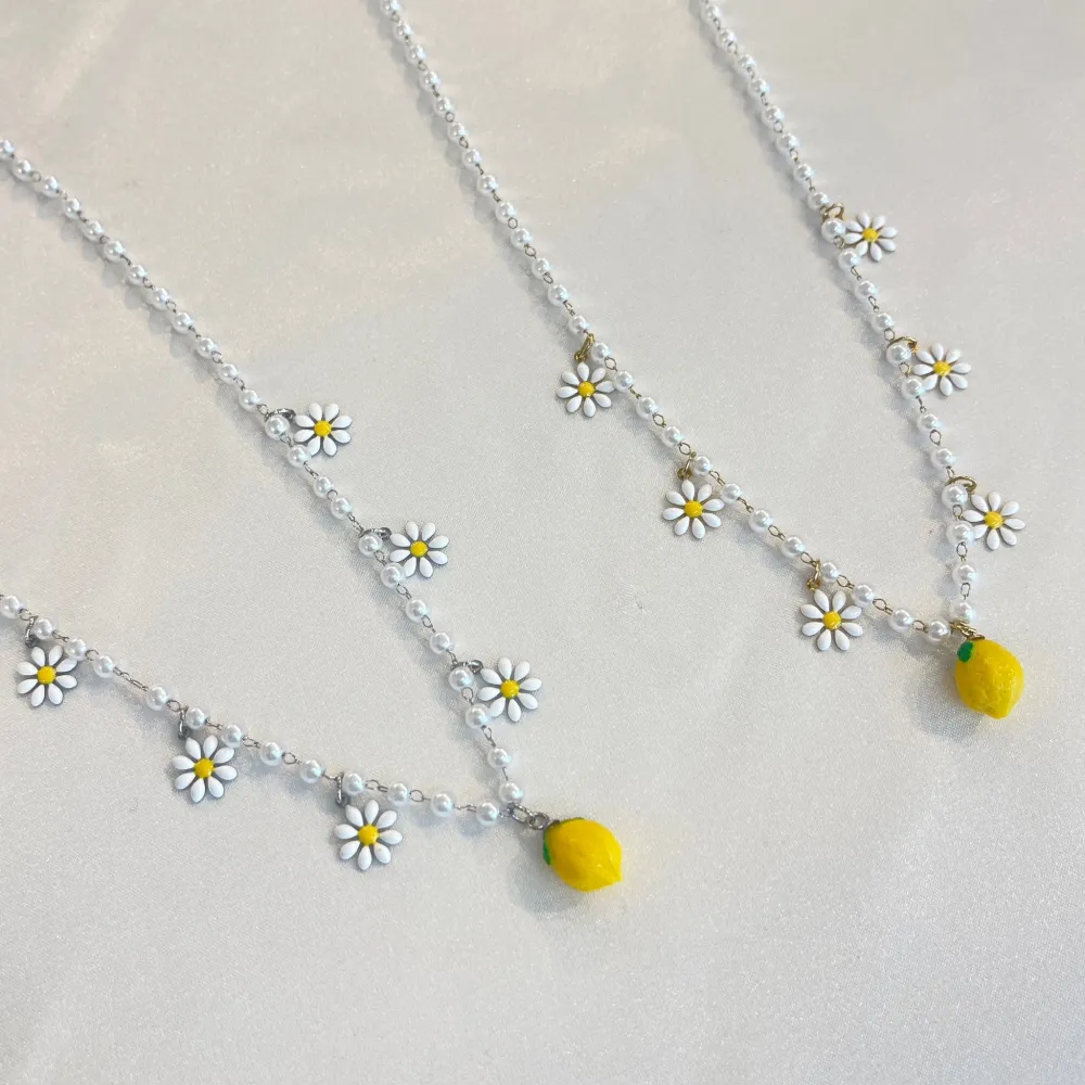 Limone Margherita -Collana Corta in Acciaio - CAC-103-AA5394N