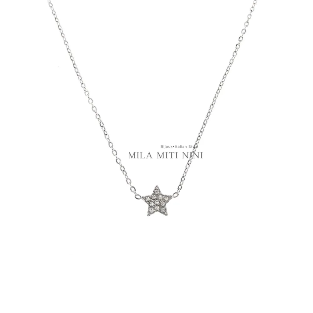 Stella-Collana Corta in Acciaio - CAC103-AA9