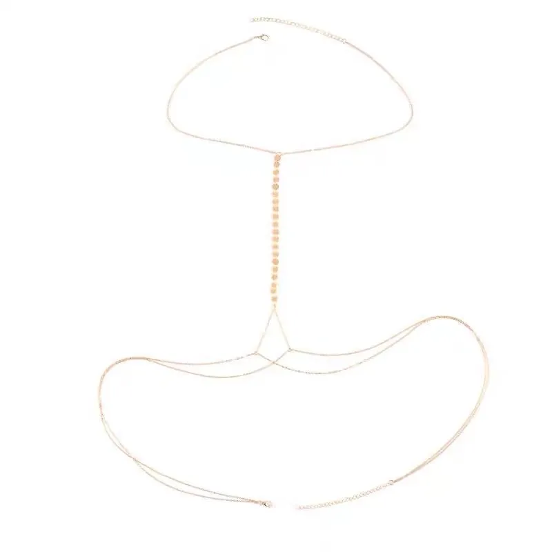 Semplice Pallina-Catena da Corpo/Bikini in Acciaio - CAC-413-021