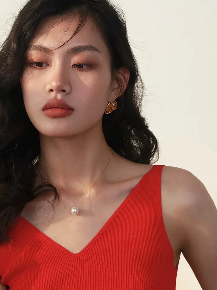 Perla-Collana Corta in Acciaio - CAC-413-1031